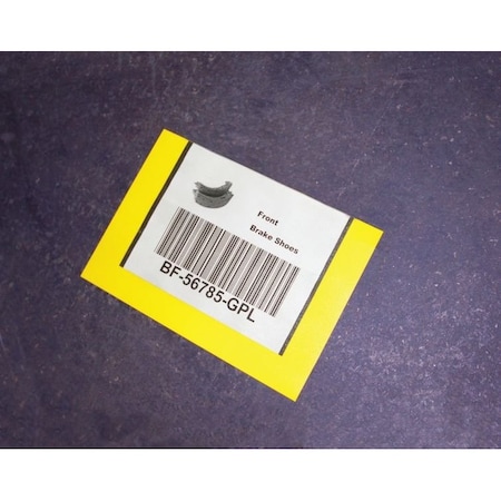 Ergomat DuraView Mini 7.5in x 12.5in Yellow, 20PK DV-93.85-Y-KIT